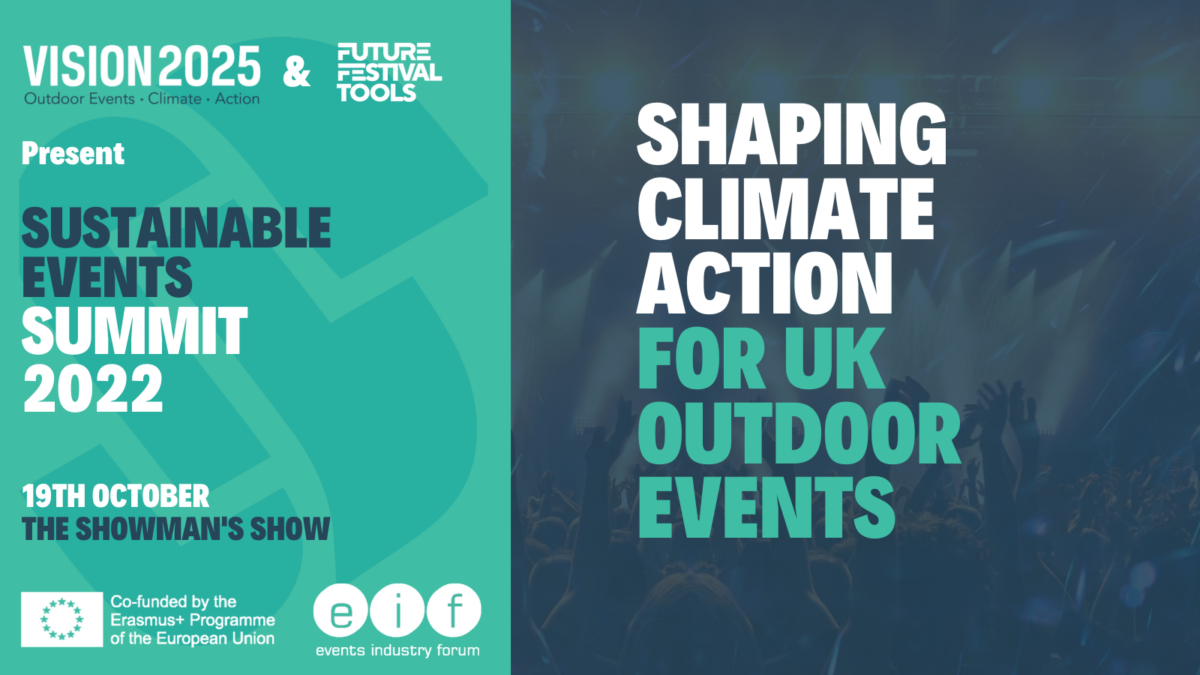 Vision 2025 and Future Festival Tools Presents The Sustainable Event