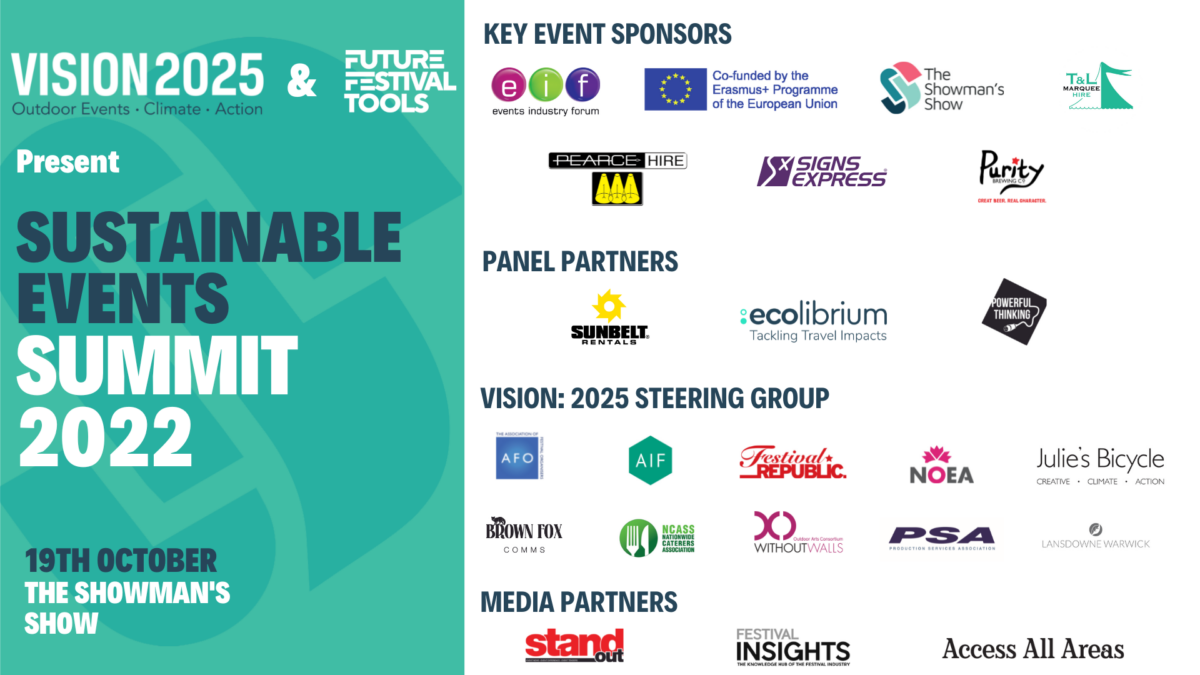 Sustainable Event Summit 2022 Sponsors Vision 2025